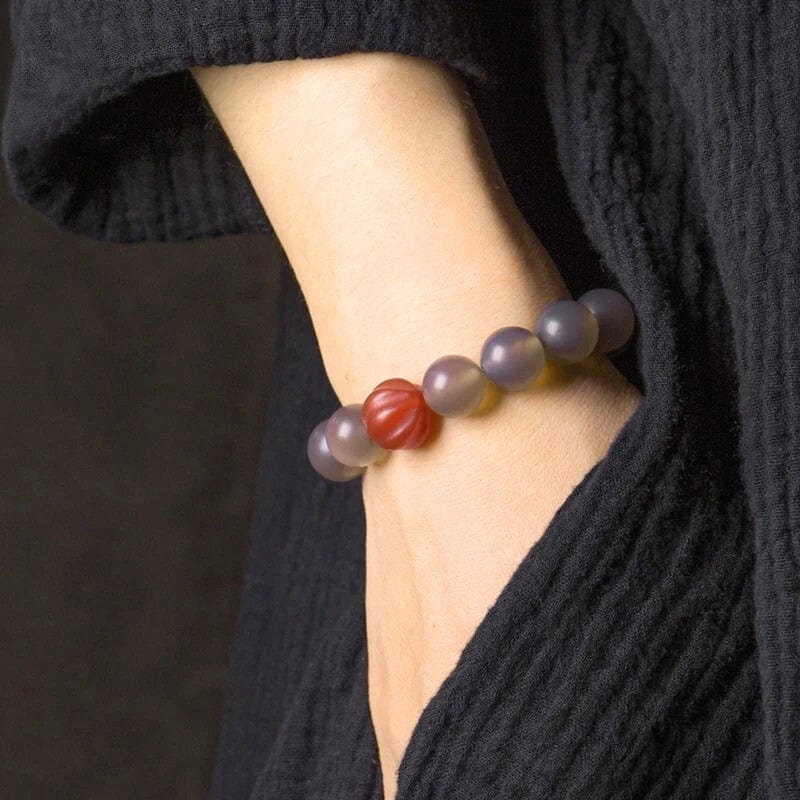 Kamala - Bracelet tibétain en Agate