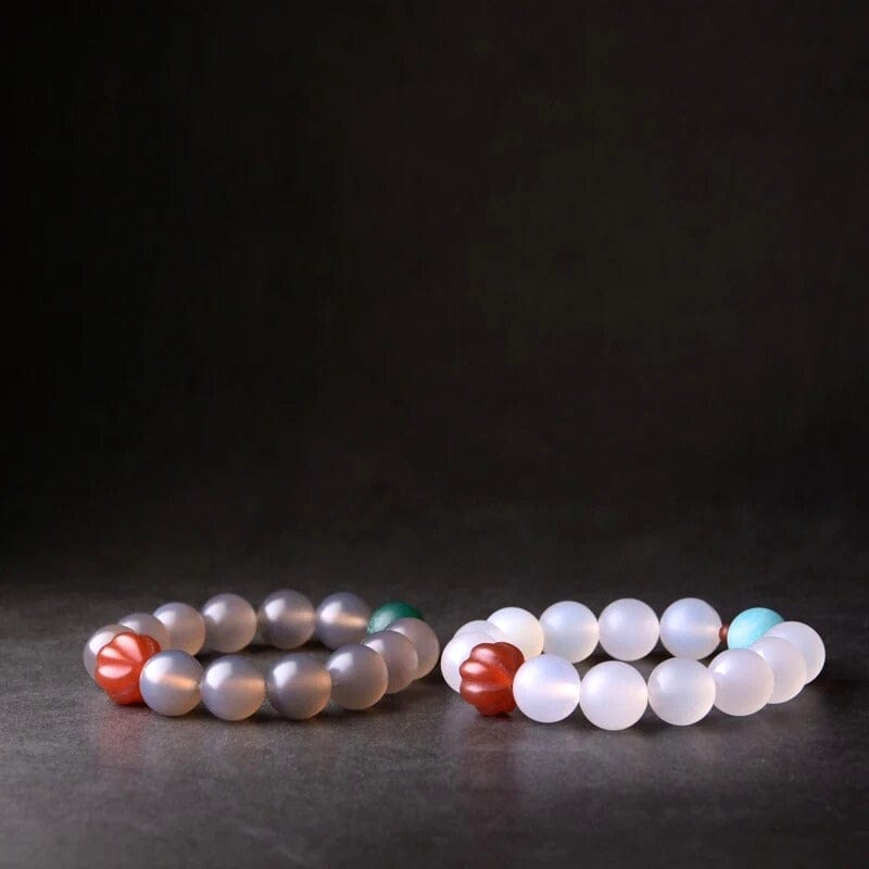 Kamala - Bracelet tibétain en Agate